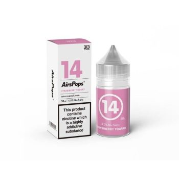 The Tobacco Shop in Hartenbos, GreatBrak & Oudtshoorn AirsPops 4% N/SALT "14" STRAWBERRY YOGURT AirsPops AL14 Pack Size: 5x 30ml Pod Device Liquid AirsPops 4% N/SALT