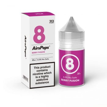 The Tobacco Shop in Hartenbos, GreatBrak & Oudtshoorn AirsPops 4% N/SALT "8" BERRY FUSION AirsPops AL07 Pack Size: 5x 30ml Pod Device Liquid AirsPops 4% N/SALT