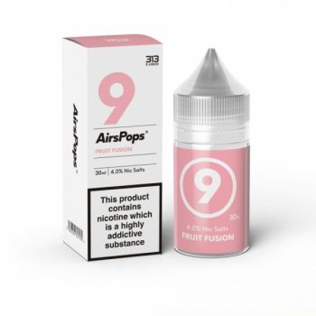 The Tobacco Shop in Hartenbos, GreatBrak & Oudtshoorn AirsPops 4% N/SALT "9" FRUIT FUSION AirPops AL08 Pack Size: 5x 30ml Pod Device Liquid AirsPops 4% N/SALT